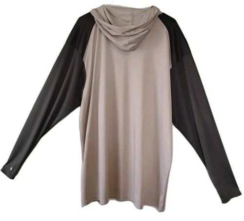 Hooded T Shirt XXL Shade  Long Sleeves Badger sport Light Weight Breathable  - Picture 2 of 9
