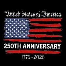 250th Anniversary Decal The Independence of USA Sticker 1776-2 Size: M-40x40cm