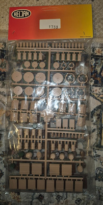 HO Heljan 1733 Freight Loading Acc Crates/Barrels/Sacks/Drums/Cases Kit NIP  BE6