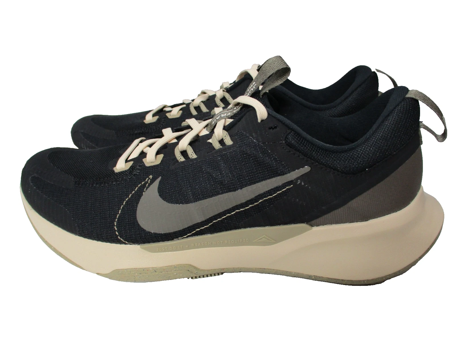 Nike Juniper Trail 2 Black Khaki Trail Running Shoes Mens Sz 10
