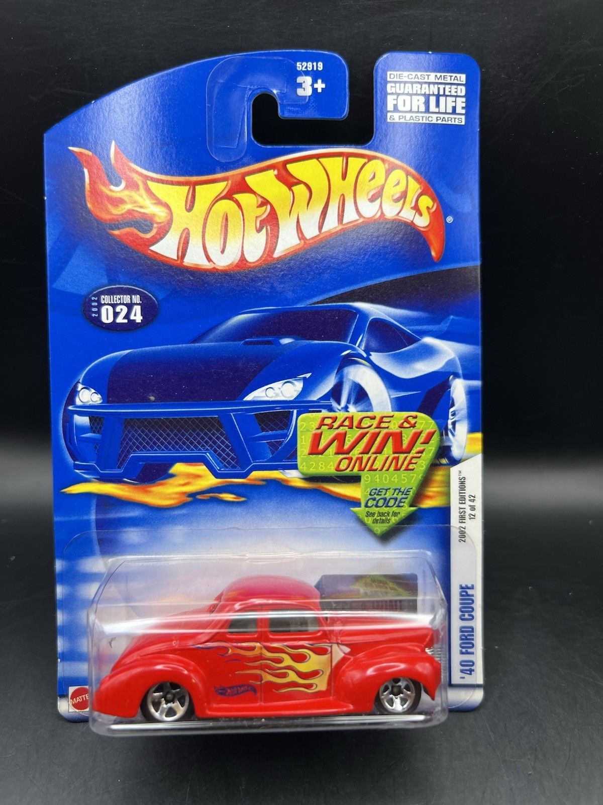 Hot Wheels 2002 First Editions ‘40 Ford Coupe in Red 5SP