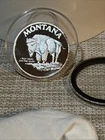 Montana Statehood Centennial Bison Proof Coin 1 Troy Oz .999 Fine Silver Round