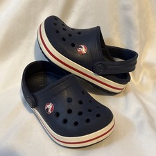 Crocs Classic Clog Toddler Size 4c-5c Navy Beach Outdoor Slip-On Sandals