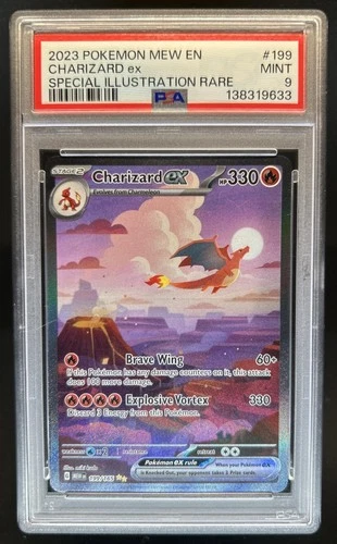 2023 Pokemon SV 151 Charizard ex #199/165 PSA 9