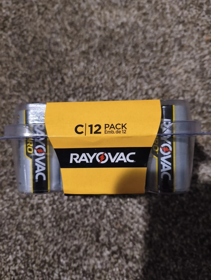 Paquete de 12 baterías Rayovac Ultra Pro D ALD-12PPJ alcalinas industriales caducan 12/2033 Foto 2 de 2