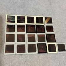 Vintage 35mm Zestaw slajdów fotograficznych - Uchwyty plastikowe i tekturowe - Znalezione osiedle Art # 9