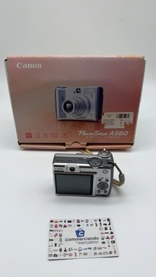 Canon PowerShot A560 Digitalkamera 7.1 MP 4x Zoom Silber Kompakt