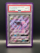 Espeon GX #140 Full Art/Ultra Rare Holo-2017 - Pokémon Sun & Moon- PSA 10 on eBay