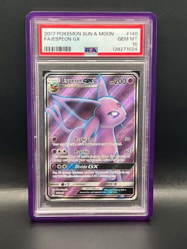 Espeon-GX graded PSA 10 for sale on eBay