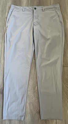 Reebok Anchor Pants 5 Pocket Design  Tapered Gray Men s 38  X 32  (*31 ) Casual