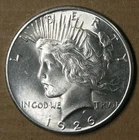 $1 1926 Peace Silver Dollar BU Philadelphia Mint *  AvenueCoin