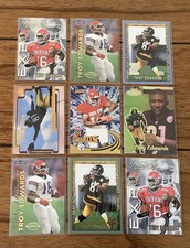 Troy Edwards 1999 Rookie Card Lot Pittsburgh Steelers Louisiana Tech Bulldogs NM