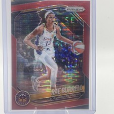 2025 Panini Prizm WNBA Rae Burrell Red Pulsar #/299 Los Angeles Sparks #25