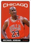 2003-04 MICHAEL JORDAN CAREER STATS ODDBALL PROMOTIONAL  BASKETBALL #22 CARD
