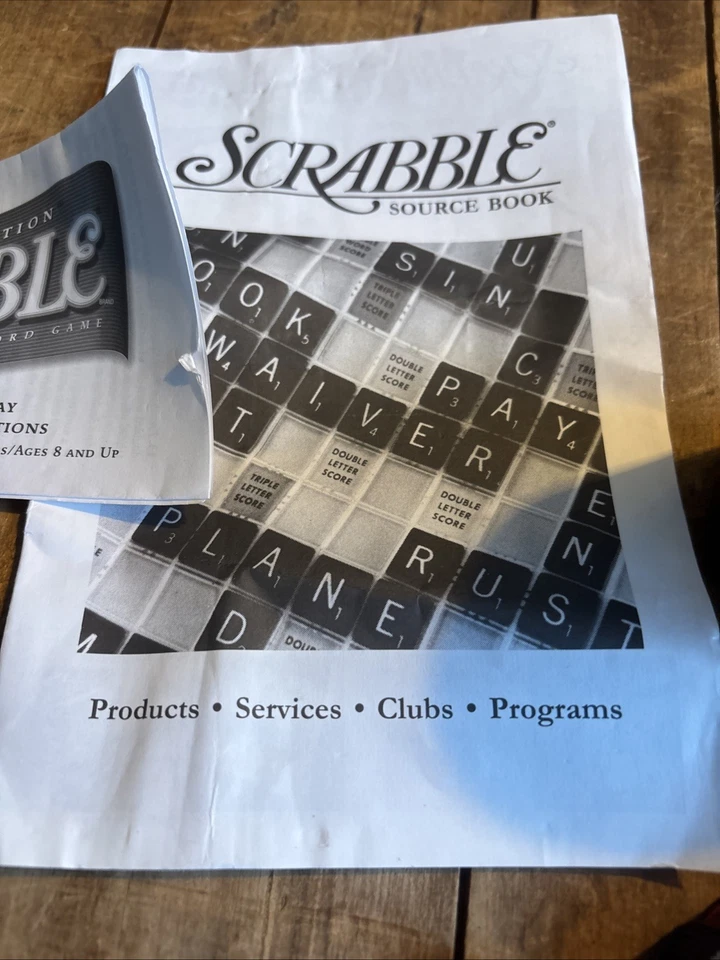 Juego de Scrabble de Colección Folio Edición de Viaje Tablero Completo Azulejos Estuche de Transporte 2001 Foto 3 de 4