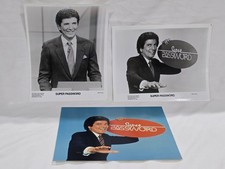 Three Press Promo Photos NBC TV Show "Super Password" Bert Convy 8x10 1985