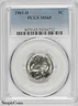 1961-D Jefferson Nickel PCGS MS65 Blast White