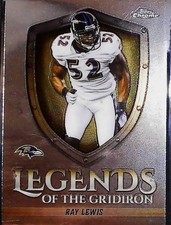 2025 Topps Chrome #LOG-39 Ray Lewis Legends of the Gridiron