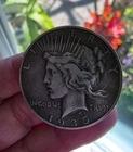 1935 PEACE SILVER DOLLAR, SUPER NICE COIN