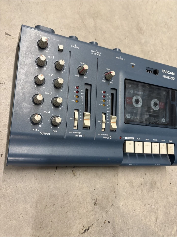 Tascam Porta02 MKII Ministudio Analog Cassette Recorder - Image 3 of 4