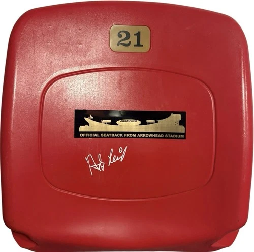 Kansas City Chiefs Andy Reid Signed Arrowhead Seatback JSA Certified