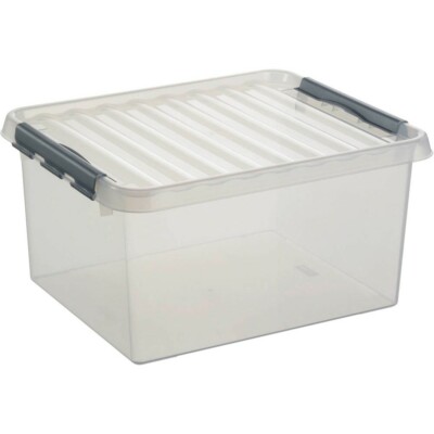 Aufbewahrungsbox 36l 400 x 500 x 260mm transparent helit H61605