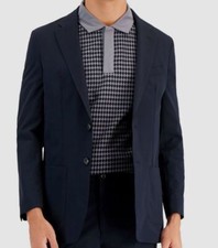  275 Tommy Hilfiger Men's Blue Modern-Fit Sport Coat Suit Jacket Size 42L