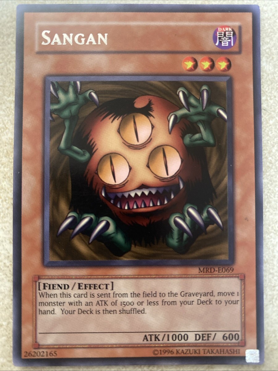 Yu-Gi-Oh! TCG Sangan Metal Raiders MRD-E069 Unlimited Rare European Edition