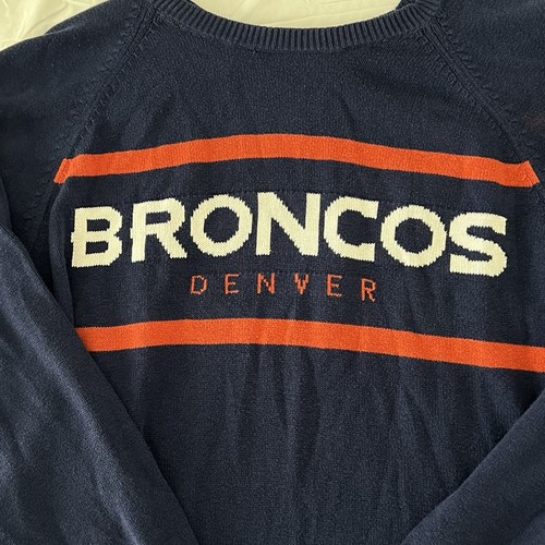 Suéter de ropa del equipo de la NFL para hombre XXL azul Denver Broncos - Imagen 3 de 7