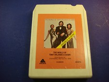 1976 Artista Records 8 Track Tape The World of Tony Orlando  Dawn Double Album