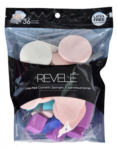 REVELE 36 Pcs Latex FREE Makeup Sponges for Foundation Cream & Powder - Picture 5 of 6