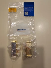 Cable Matters 2-Pack 2.4 Ghz 3 Way Coaxial Cable Splitter  F-Connector