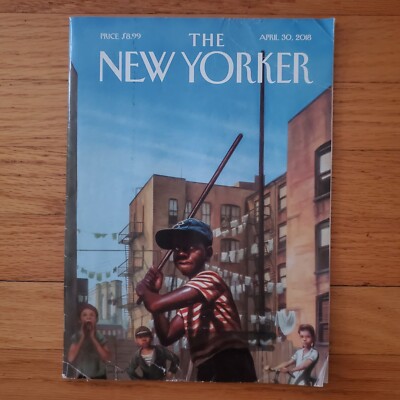 New Yorker Magazine Kadir Nelson Stickball Alley HR McMaster April 30 2018
