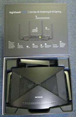 Routeur Netgear Nighthawk X10 R9000 – Haut Débit Gaming, Tri-bande, MU-MIMO, Occasion