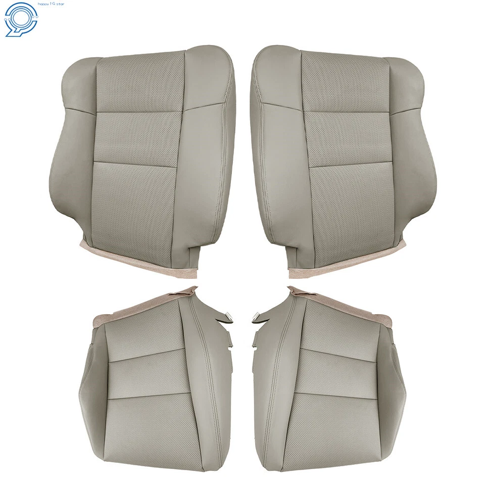 Seat Cover For 2007-2012 Acura RDX Driver Passenger Perforated Leather Gray - Изображение 4 из 4