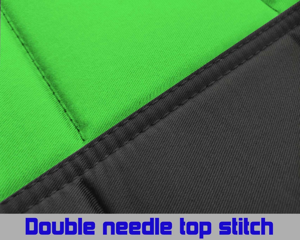 2 Fundas Asiento Coche Delanteras Algodón 2 Tonos Lados Carbón Se Adapta a Geo Tracker 1989-1998 Foto 4 de 4