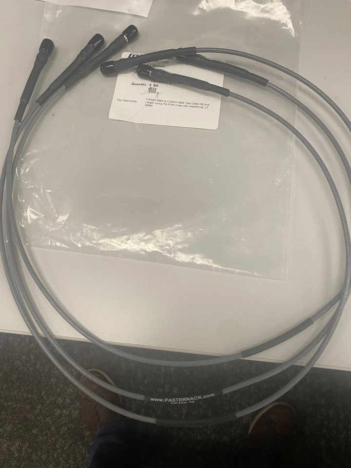 Pasternack PE360-36: 2,92 mm macho a 2,92 mm con coaxial PE-P160 con termocontraíble, Foto 3 de 4