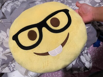 Nerd Emoji Pillow