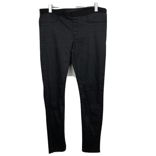 Helmut Lang Pants 30 Womens Dark Gray Skinny Cotton Blend Stretch Mid Rise
