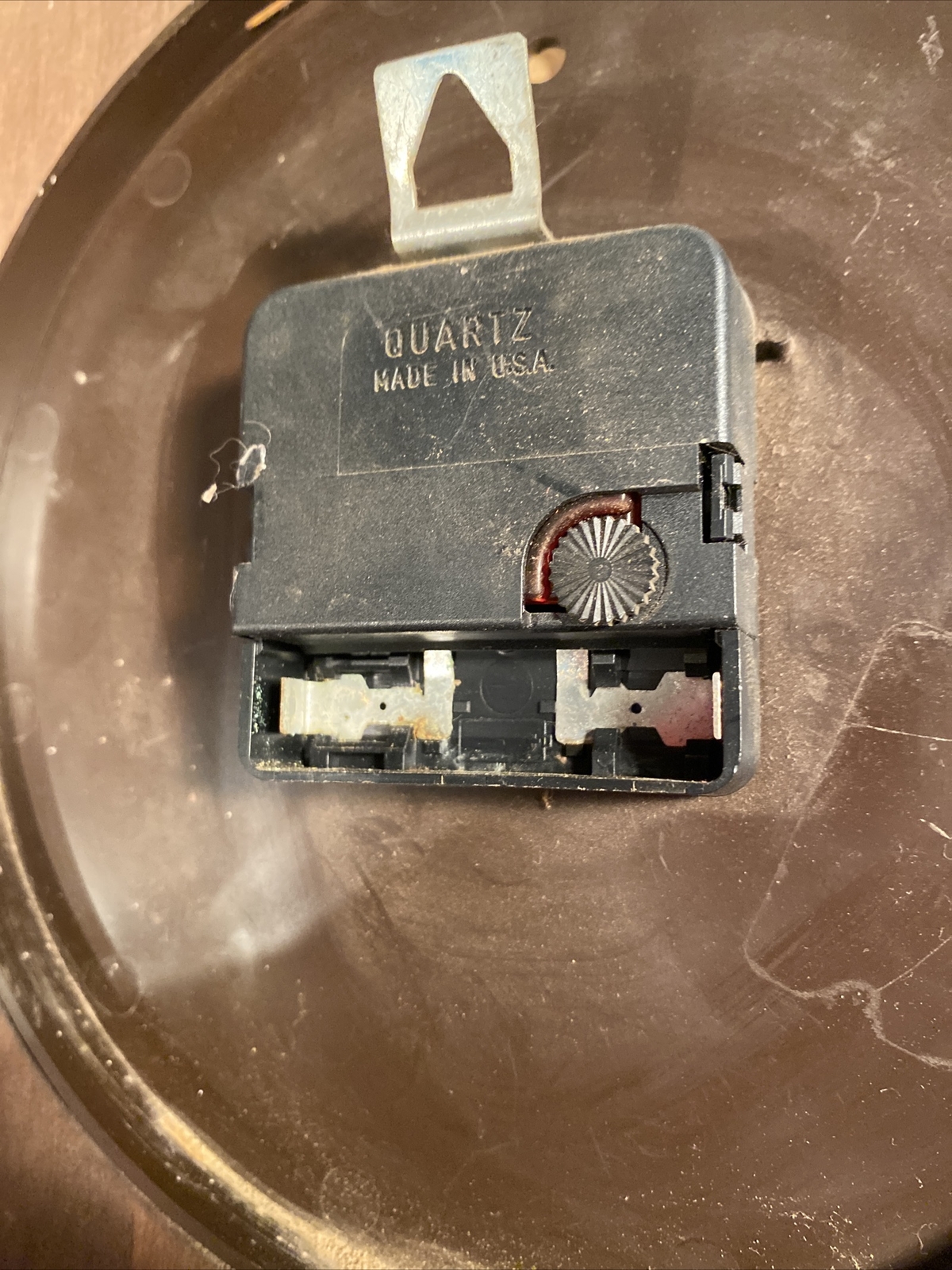 Vintage Waltham Railroad Station Wall Time Clock Wooden Round Frame Battery eBay