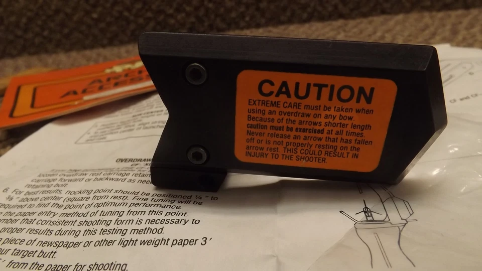 NEW PSE CF Fixed Arrow Rest  Plate 2363 RH Flite Series Bow - Image 4 of 4