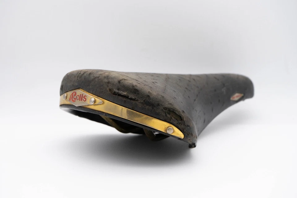 ВИНТАЖНОЕ СЕДЛО ДОРОЖНОГО ВЕЛОСИПЕДА SAN MARCO ROLLS КОЖА КЛАССИЧЕСКОЕ 80-е 90-е КОРИЧНЕВОЕ - Изображение 3 из 4