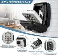  Key Cabinet Management Wall Mount Locking Key OrganizerStorage Box with Code