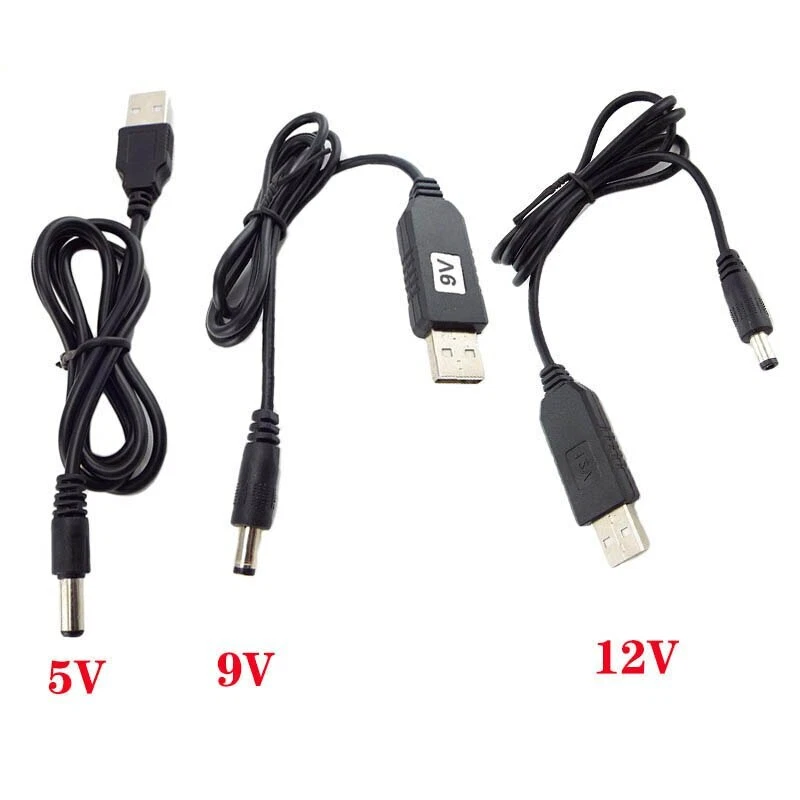 Universal USB to DC Power Boost Cable Charger Cord Plug Router Mini Fan Speaker - Image 2 of 4