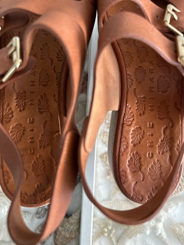 Chie Mihara Women's Olaf Slingback Platform Sandal Size 38 Made In Spain - Picture 5 of 6