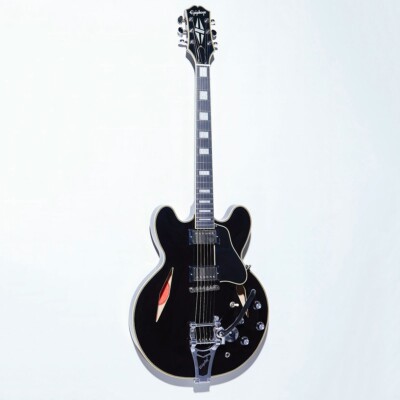 Epiphone Shinichi Ubukata ES-355 Custom Bigsby ver.02 Ebony From