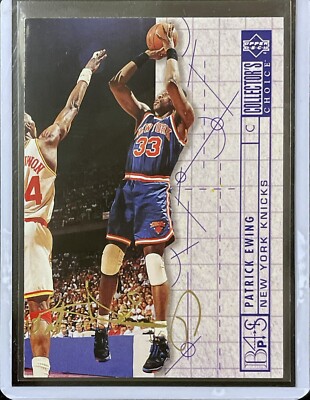 Patrick Ewing - 1994 Upper Deck Collector's Choice - Gold Signature DE/EN #339