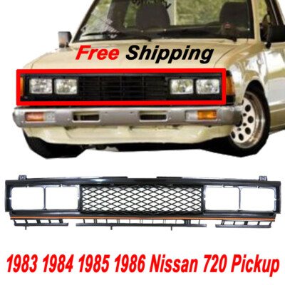 for 1983-86 Nissan 720 Pickup Truck Front Grille Black Ni1200118