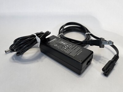 AC/DC Adapter Power Supply Cord, Wall Outlet to 5.5 x 2.1mm Barrel Male Plug