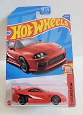 Hot Wheels 2022 Then And Now 5/10  Toyota Supra Red